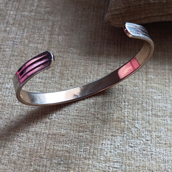 24K Electroplated Bangle Cuff Bracelet - Picture 5 of 6